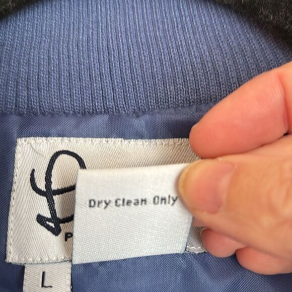 Lilly Pulitzer Women vintage lightweight quilted blue vest size Large EUC - Picture 7 of 8